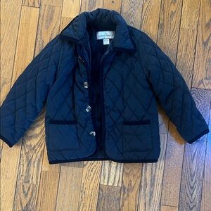 Stylish Navy Quilted Kids Jacket